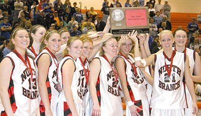 NB girls take second place in Section 6AAA  