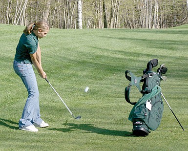 Wildcat and Viking golf teams at Pebble Creek in North Suburban Conference Tournament 