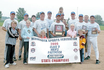 Harris Men's Fastpitch Softball Team.
