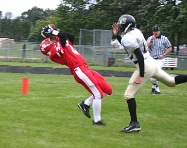 North Branch football team earns coach first victory