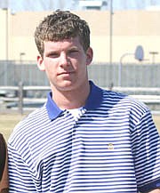 Josh Angrimson on UW Stout golf team