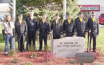 Scout designs Veterans’ Memorial