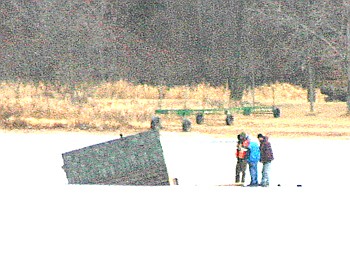 I really urge people not to put their ice shacks out yet...