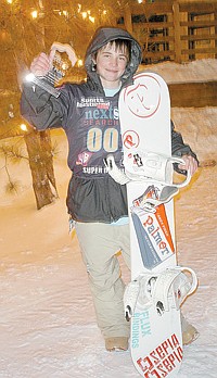 Local snowboarder advances to national competition