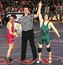 Wrestlers finish season at team sections 