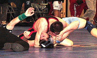 North Branch wrestlers dominate last meet of season, fall in team sections 