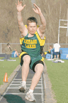 CL tracksters at Section True Team meet in Grand Rapids.