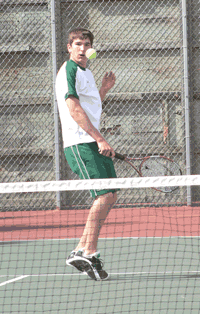 Wildcat tennis boys go 2-2 in NSC including two 7-0 wins 