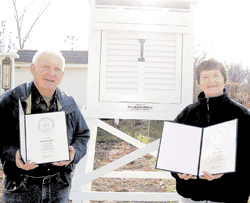 Recording weather data from their backyard station is just part of the day 