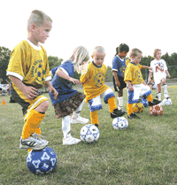 LARA soccer skills camp