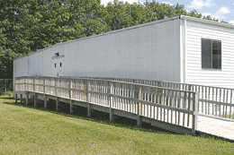 Addition will replace temporary building with permanent structure 