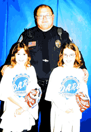 TF 5th grade DARE graduation 