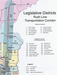 Rush Line transit advocates hopeful funding will be ok'd