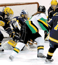 Wildcat girl pucksters use power plays to sink Toting Grace 