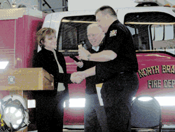 Congressional Award bestowed on retiring North Branch Fire Chief Don Brown