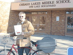 CLMS teen recognized for volunteer service
