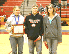 Johnson, Mork and Ziegler earn awards at NBHS