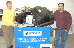 E Cycling partners with hardware stores, etc. to make disposal simple