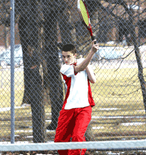 Viking tennis team beats Park Center after three tough losses