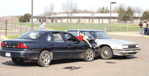SADD group conducts Mock Crash at CLHS
