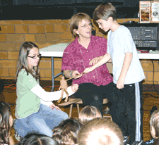 Learning dance at TF Elementary