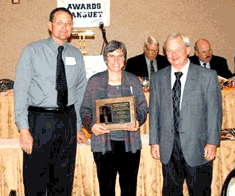 Leuer honored with Haun award by MSHSCA
