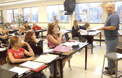Woolly Bears help predict winter in CLMS seventh grade science class