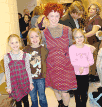 Annie shows that "the sun will come up tomorrow" in CLHS production